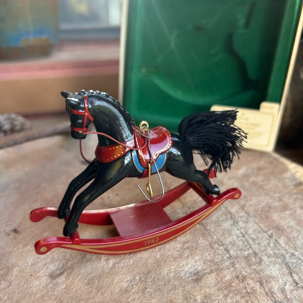 Hallmark Rocking Horse #2 Keepsake Ornament-RARE/Vintage and Valuable New in Box